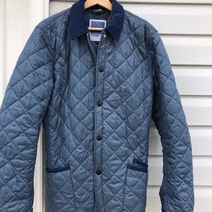 Barbour women’s blue quilted jacket | size small